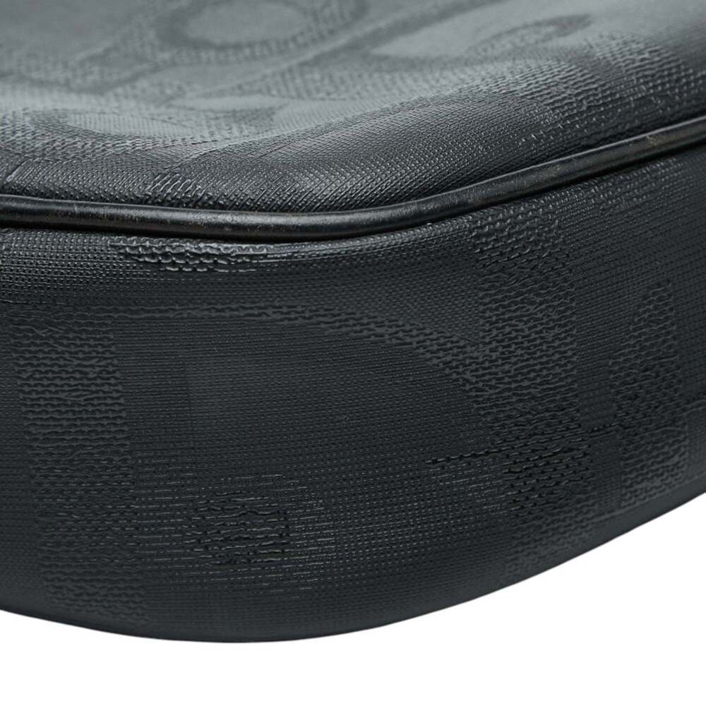 CHRISTIAN DIOR Black Leather Trotter Shoulder Bag - Picture 7 of 9